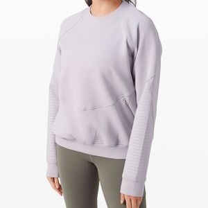 Lululemon City Sweat Crew *Spacer sz 4 Iced Iris